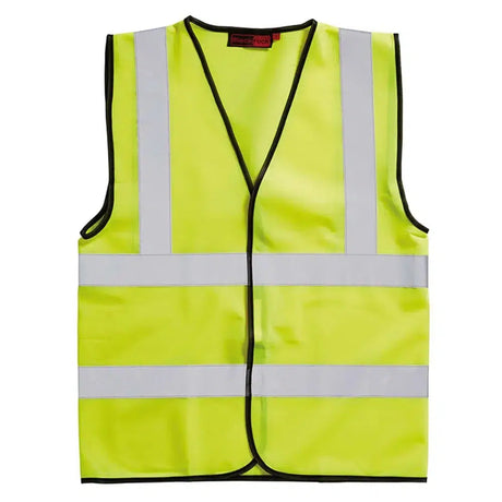 Blackrock Hi-Vis Waistcoat Sleeveless Adult Large Yellow Barnstaple Equestrian Supplies