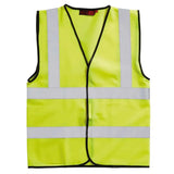 Blackrock Hi-Vis Waistcoat Sleeveless Adult Large Yellow Barnstaple Equestrian Supplies