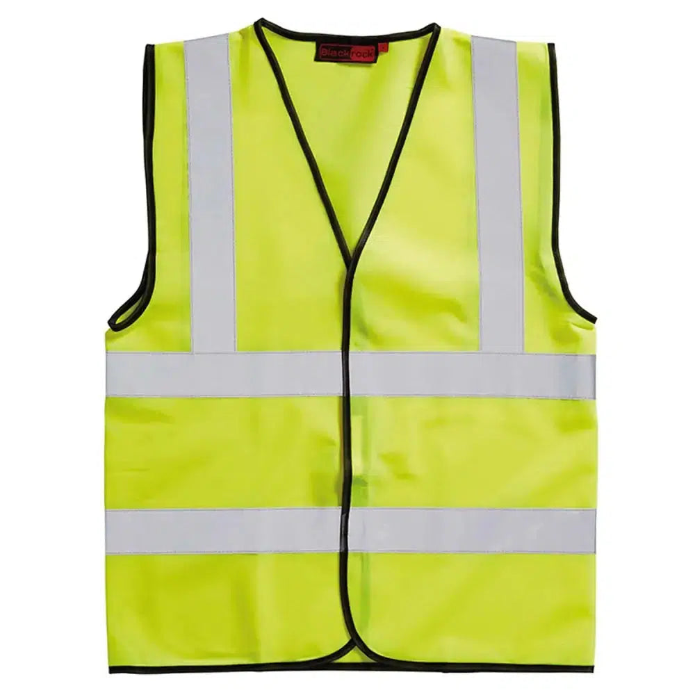 Blackrock Hi-Vis Waistcoat Sleeveless Adult Large Yellow 