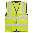 Blackrock Hi-Vis Waistcoat Sleeveless Adult Large Yellow Barnstaple Equestrian Supplies