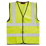 Blackrock Hi-Vis Waistcoat Sleeveless Adult Large Yellow Barnstaple Equestrian Supplies