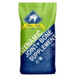 Blue chip dynamic 15 kg bag with green and blue design featuring horse logo to reduce stiffness and maintain mobility