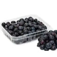A clear plastic blueberry punnet 113g filled with plump dark blue berries perfect for a healthy snack or equestrian supplies break