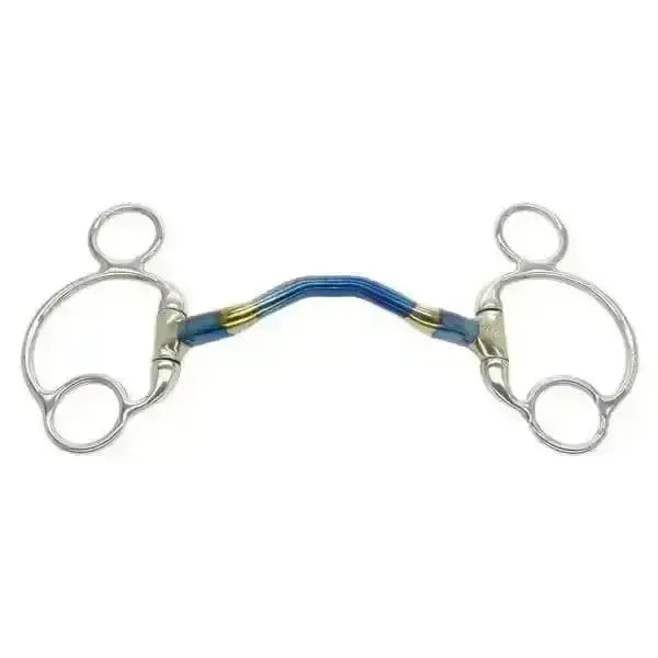 Bombers Bits Eggbutt 2 1/2 Loose Ring Happy Tongue 127 mm (5") Horse Bits
