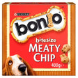 Bonio Dog Biscuit Meaty Chip Bitesize 400g Dog Treats