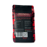 Black and red resealable pouch of boom kitchen hong kong char sui meat rub sweet and savoury cantonese bbq seasoning mix