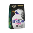 Boom kitchen poppies gang bali rendang curry kit in black and white package with colorful tropical design