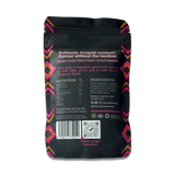 Black pouch with vibrant pink and orange geometric patterns for boom kitchen punjab tandoori meat rub seasoning