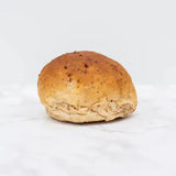 Golden-brown bread rolls packs of 2 with soft fluffy interior and herb-speckled crust perfect for round white bread lovers