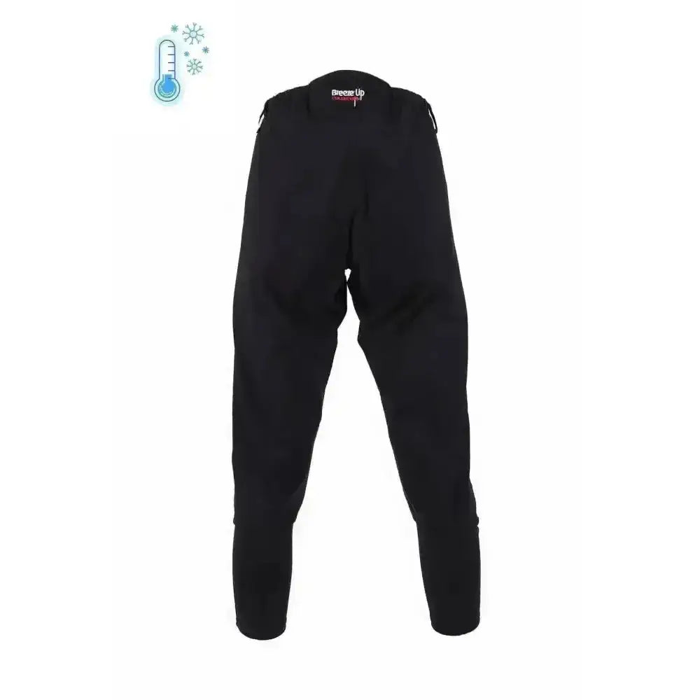 Black meeup breeze up exercise breeches with technical teflon coated fabric and optional contrasting seat detail