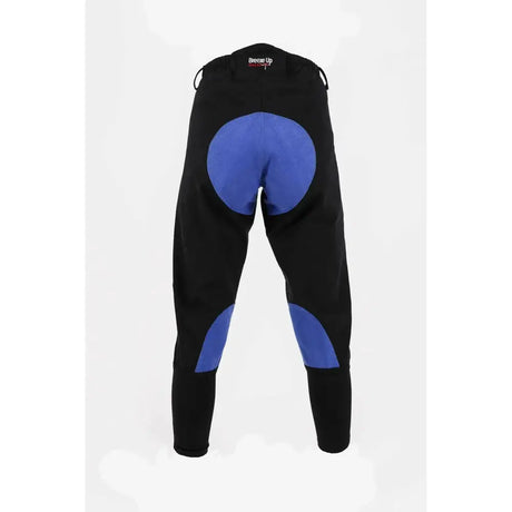 Breeze Up Exercise Breeches Black / Blue 23" Xxs Riding Breeches Barnstaple Equestrian Supplies