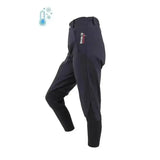 Black breeze up exercise breeches with sleek fitted design technical teflon coated fabric and optional contrasting seat