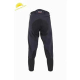 Black breeze up exercise breeches with technical teflon coated fabric and optional contrasting padded seat shown from back