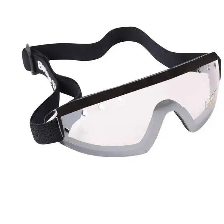 Black framed breeze up racing goggles with impact resistant high grade polycarbonate lenses and anti fog ventilation