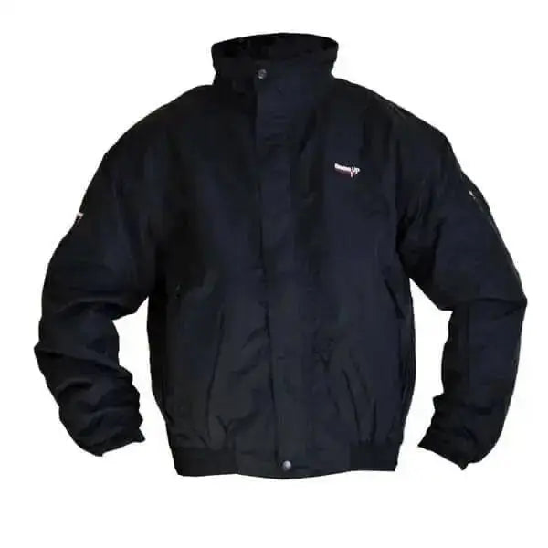 Breeze Up Waterproof Winter Riding Jacket Black XX Large Outdoor Coats & Jackets Barnstaple Equestrian Supplies