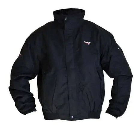 Breeze Up Waterproof Winter Riding Jacket Black Medium Breeze Up Outdoor Coats & Jackets Barnstaple Equestrian Supplies