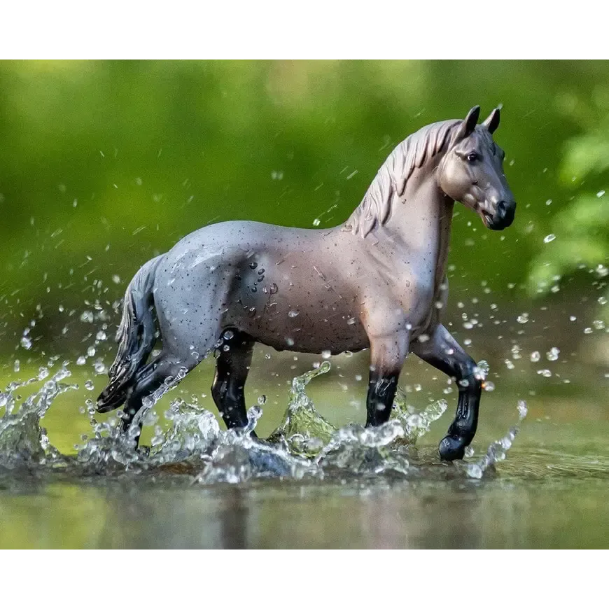 Breyer Blue Roan Brabant Model Horses