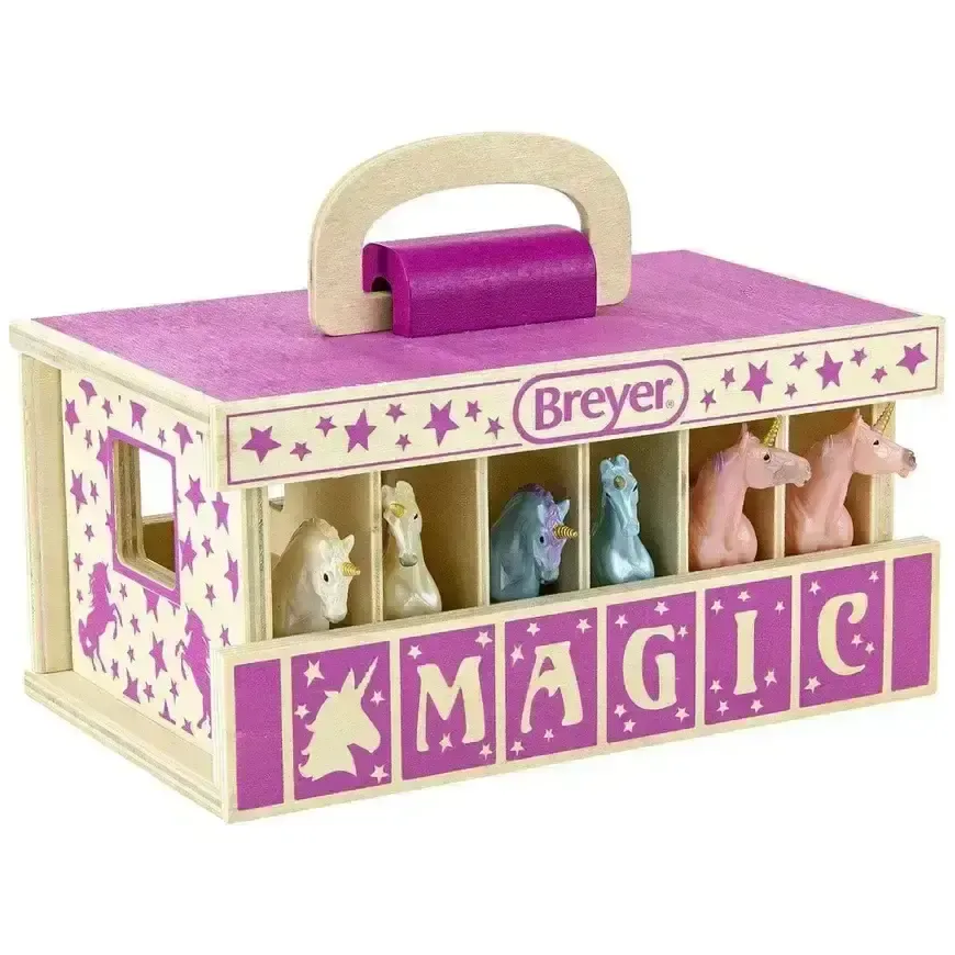Breyer Breyer Unicorn Magic Wooden Carry Case Model Horses