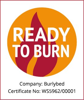 Burlyburn Heat Logs are part of the Ready to Burn Scheme, a nationally recognised certification scheme and mark of quality assurance for our customers.   This independent verification underpins the Air Quality (Domestic Solid Fuels Standards)(England) Regulations 2020 and validates the low moisture content of our logs meaning they burn with low smoke and maximum efficiency.