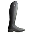 Black leather rovigo regular sport boots with smooth leather foot and sleek polished finish for riding use