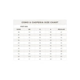 Como and casperia size chart showing euro uk and regular foot sizes for brogini casperia v2 long riding boots black genuine leather panel