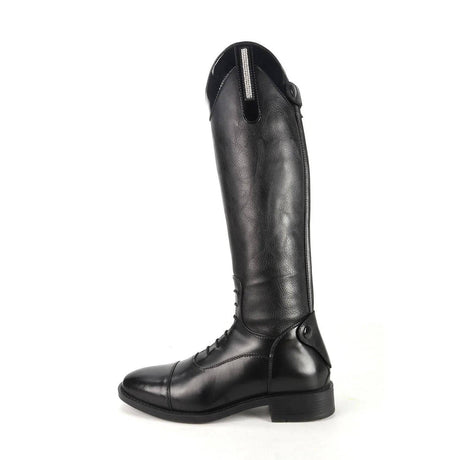 Brogini KB44 Kids Como Piccino Patent Top Boots Long Riding Boots Black 31 Eu / 12 Uk Standard Barnstaple Equestrian Supplies