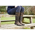 Brogini Longridge Easy-Care Country Boots Wide (3.5) 36 WIDE Brown Country Boots Barnstaple Equestrian Supplies