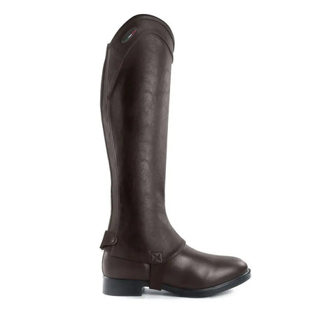 Brogini Marconia Easy-Care Gaiters Tall Brown Large Brown Chaps & Gaiters Barnstaple Equestrian Supplies