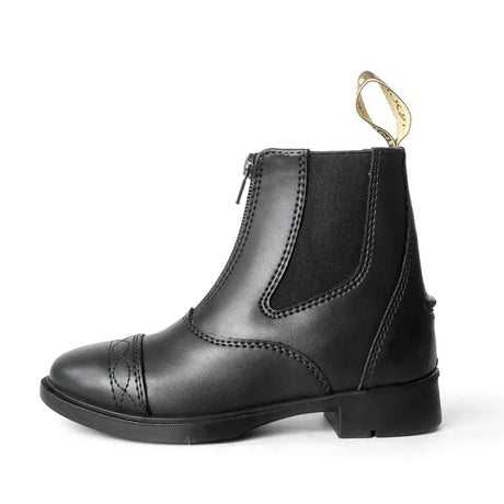 Brogini Tivoli Paddock Boots - Junior-BLACK-28 EU / 9-Short Riding Boots-Brogini Footwear-Barnstaple Equestrian Supplies Tack Shop