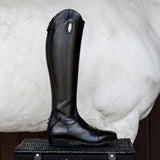 Brogini Turin Pro Competition Boots Plain Front Dress Boot Black Short 36 (3.5UK) X Slim Width Short Height Long Riding Boots