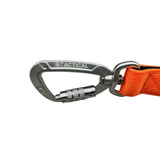 BTactical™ Extra-Strong Nylon Carabiner Clip Dog Lead | Citrus Orange 120cm Dog Lead
