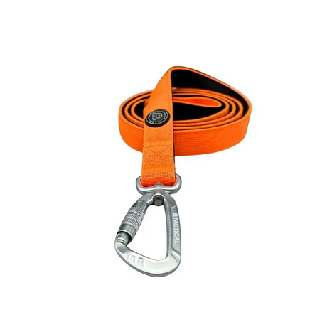 BTactical™ Extra-Strong Nylon Carabiner Clip Dog Lead | Citrus Orange 120cm Dog Lead