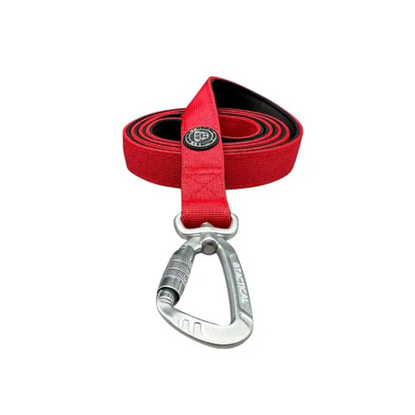 BTactical™ Extra-Strong Nylon Carabiner Clip Dog Lead | Citrus Red 120cm Dog Lead