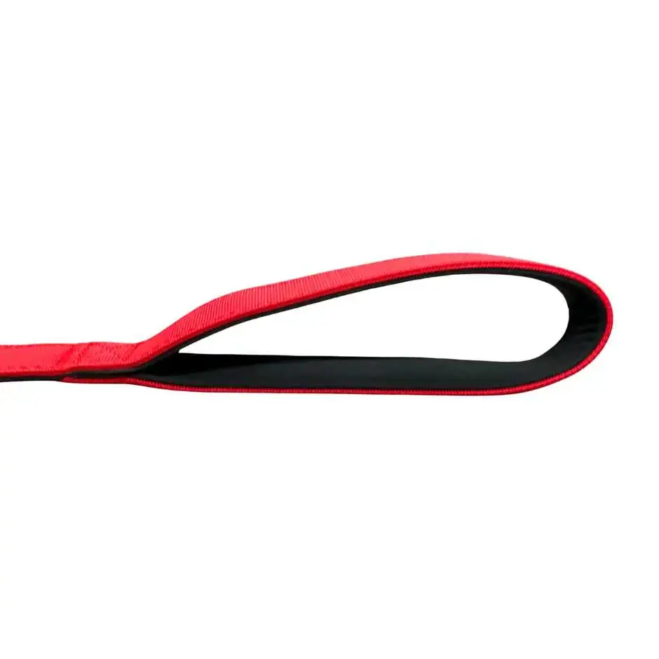 BTactical™ Extra-Strong Nylon Carabiner Clip Dog Lead | Citrus Red 120cm Dog Lead