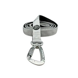 BTactical™ Extra-Strong Nylon Carabiner Clip Dog Lead | Misty Grey 120cm Dog Lead