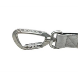 BTactical™ Extra-Strong Nylon Carabiner Clip Dog Lead | Misty Grey 120cm Dog Lead