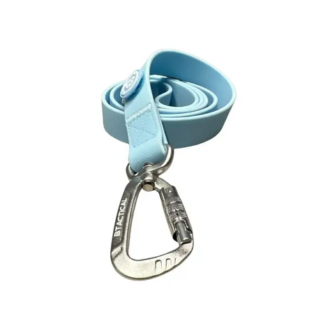 BTactical™ Extra-Strong PVC Carabiner Clip Dog Lead | Pastel Blue 120cm (1.2m) Dog Lead