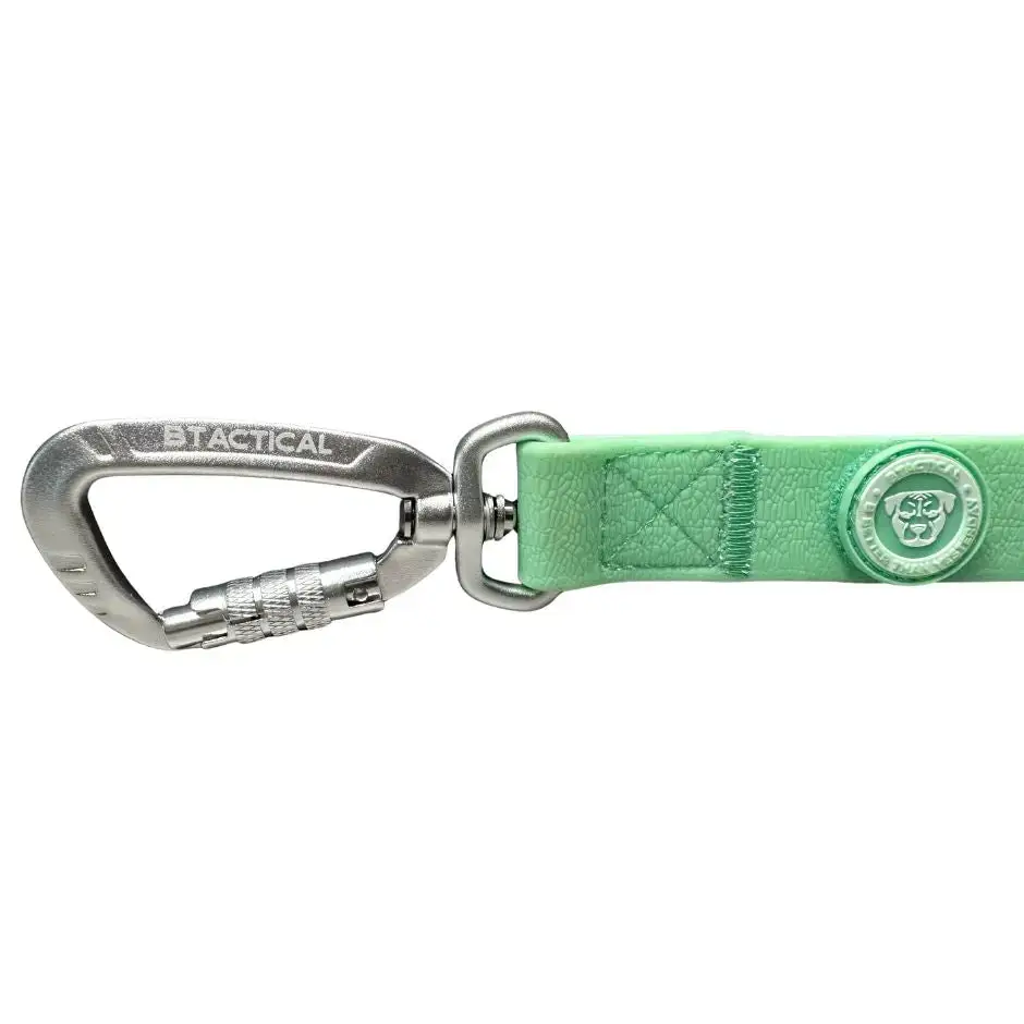 BTactical™ Extra-Strong PVC Carabiner Clip Dog Lead | Pastel Green 120cm (1.2m) Dog Lead