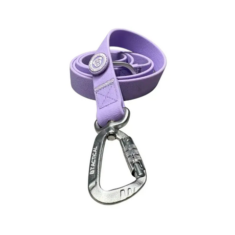 BTactical™ Extra-Strong PVC Carabiner Clip Dog Lead | Pastel Purple 120cm (1.2m) Dog Lead