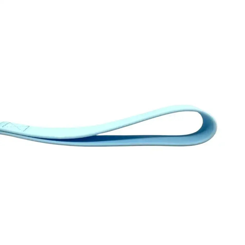 Light blue silicone wrist strap with smooth flexible design for btactical frog clip extra-strong pvc clip dog lead
