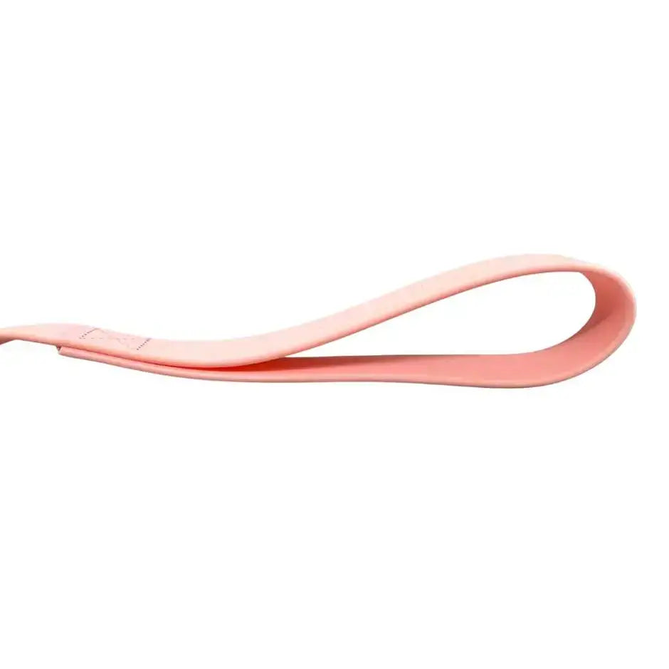A soft pink silicone wrist strap with a smooth design for the btactical pvc frog clip dog lead with anti-tangle swivel buckle