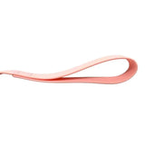 A soft pink silicone wrist strap with a smooth design for the btactical pvc frog clip dog lead with anti-tangle swivel buckle