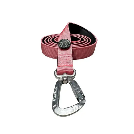 BTactical™ Nylon Carabiner Clip Dog Lead | Extra-Strong Anti Pull - Pretty Pink 120cm Dog Lead