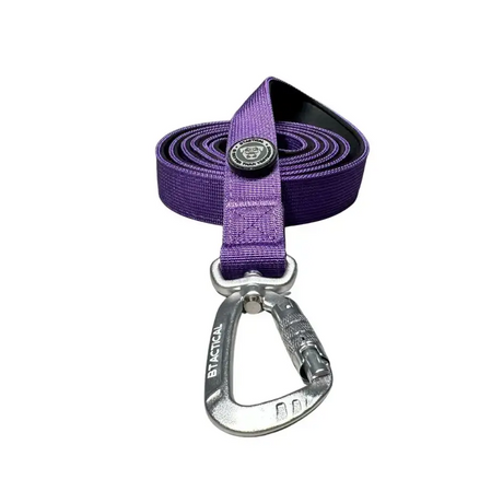 BTactical™ Nylon Carabiner Clip Dog Lead | Extra-Strong Anti Tangle - Lavender Purple 120cm Dog Lead