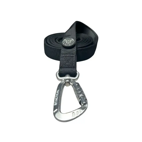 BTactical™ Nylon Carabiner Clip Dog Lead | Extra-Strong Anti Tangle - Midnight Black 120cm Dog Lead