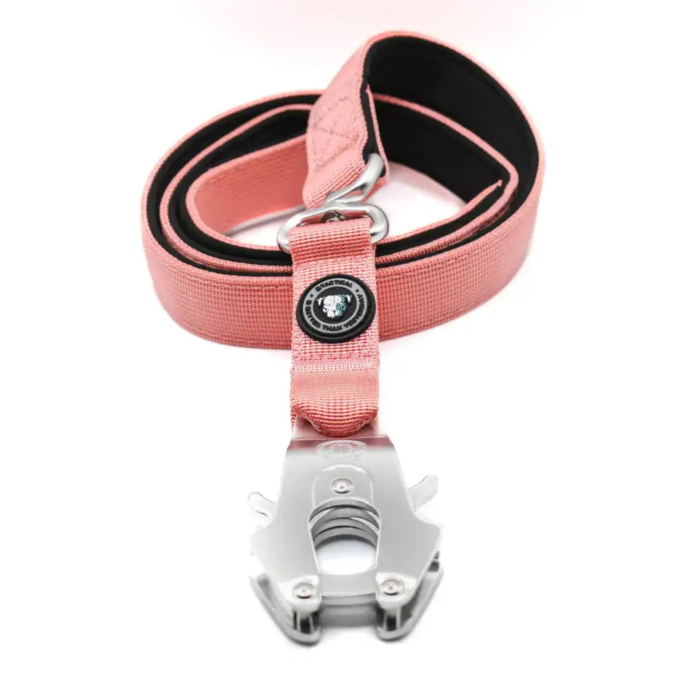 BTactical™ Nylon Frog Clip Dog Lead | Extra-Strong Anti Pull - Pretty Pink 100cm Dog Lead