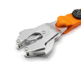 BTactical™ Nylon Frog Clip Dog Lead | Extra-Strong Anti Tangle - Citrus Orange 100cm Dog Lead