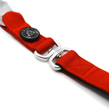 BTactical™ Nylon Frog Clip Dog Lead | Extra-Strong Anti Tangle - Citrus Red 100cm Dog Lead