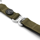 BTactical™ Nylon Frog Clip Dog Lead | Extra-Strong Anti Tangle - Khaki Green 100cm Dog Lead