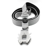 BTactical™ Nylon Frog Clip Dog Lead | Extra-Strong Anti Tangle - Misty Grey 100cm Dog Lead